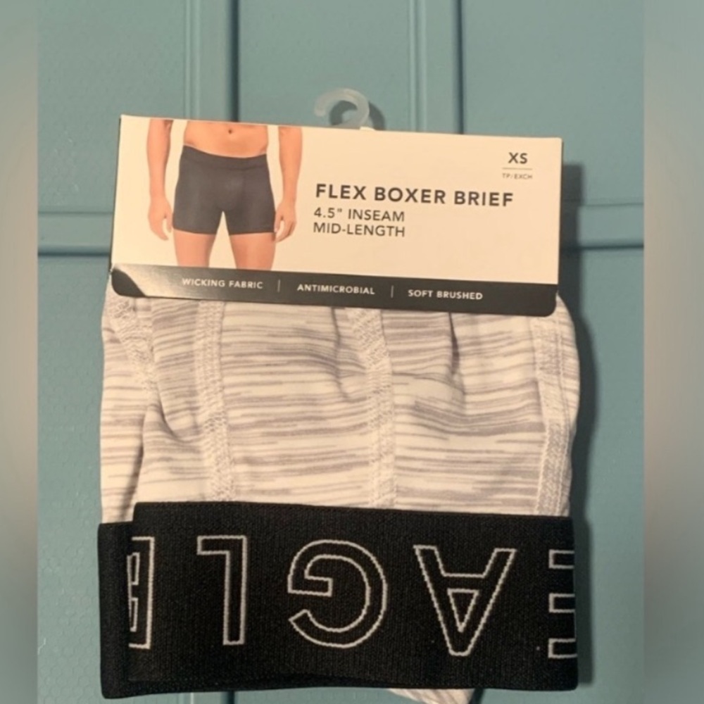 NWT AMERICAN EAGLE FLEX BOXER BREIF MID LENGTH